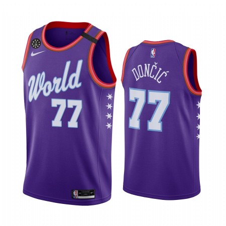 Canotte Uomo Dallas Mavericks Luka Doncic 77 Nike 2020 Rising Star Swingman
